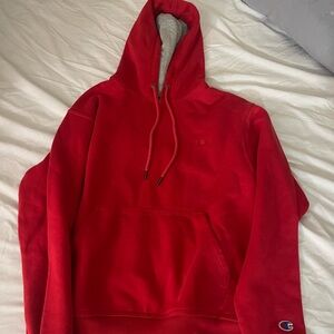 Red Champion Hoodie